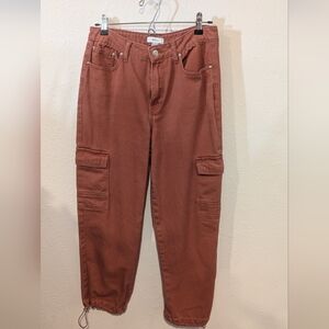 F21 Cargo Joggers in Dusty Rose